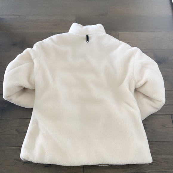 💕Mackage CELYN REVERSIBLE FOIL SHIELD DOWN TEDDY FLEECE JACKET XXS - Picture 6 of 6